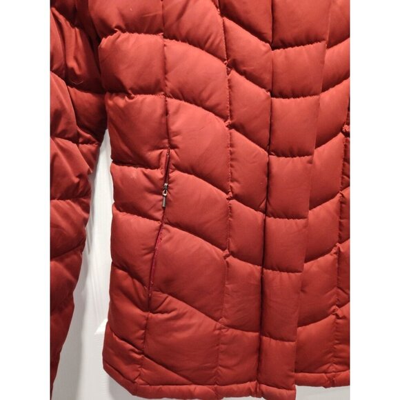 Patagonia Downtown Loft Down Puffer Jacket‎ Women's XS Red Hooded - Picture 3 of 10